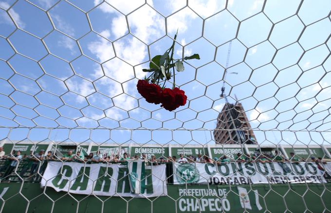 Vrtnica na golu Chapecoenseja. | Foto: Reuters