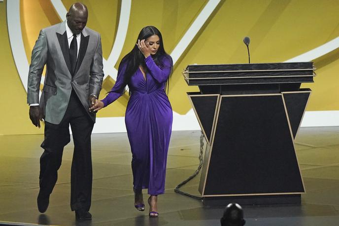Vanessa Bryant | Vdova Kobeja Bryanta Vanessa Bryant je navdušila s čustvenim govorom ob vključitvi njenega pokojnega moža v košarkarski hram slavnih. | Foto Guliverimage