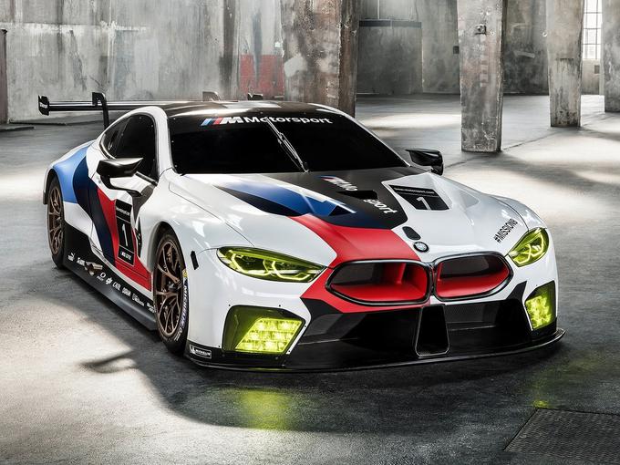 BMW-jev dirkalnik za Le Mans oziroma svetovno prvenstvo vztrajnostnih dirk je tudi napoved serijskega BMW serije 8. | Foto: BMW