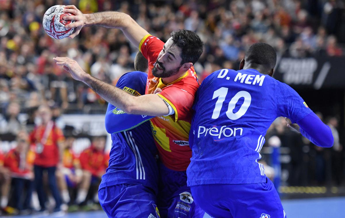 SP Francija : Španija | Francozi so Špancem priprli vrata polfinala. | Foto Reuters