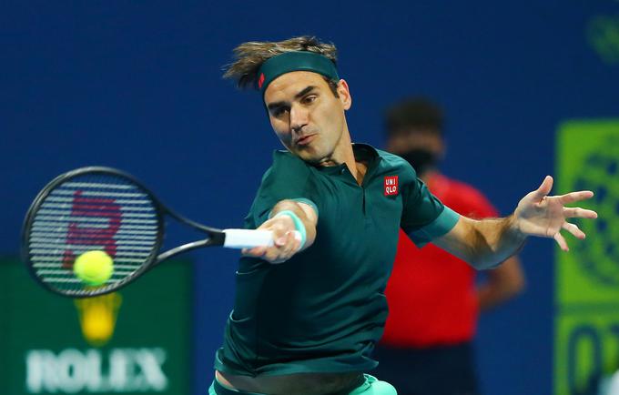 Federer je letos igral le na enem turnirju. | Foto: Reuters