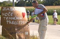 Domžalčani protestirajo, zelenih površin ne dajo tovornjakom #video