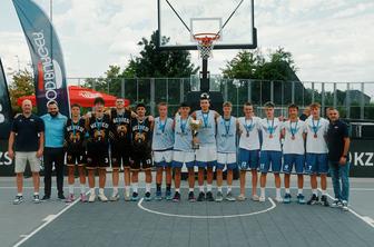 V Stožicah okronali državne prvake in prvakinje v košarki 3x3
