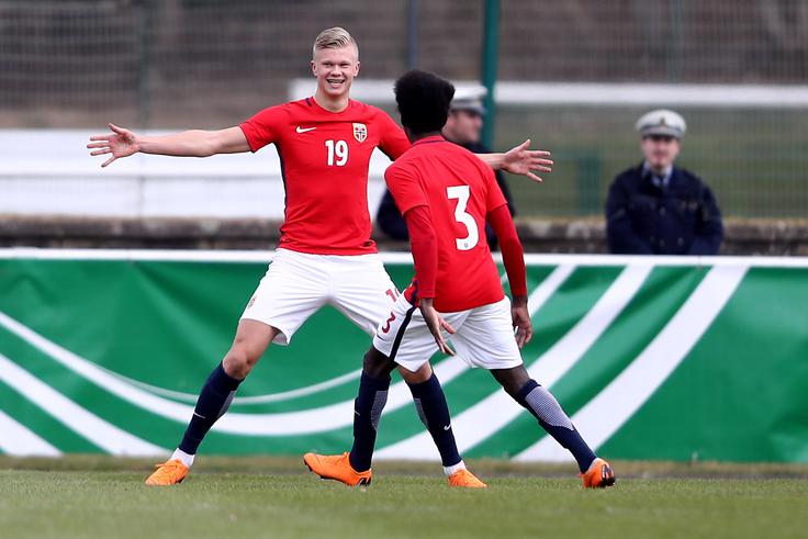 Erling Haaland Na letošnjem svetovnem prvenstvu do 20 let je močno opozoril nase. | Foto: Getty Images