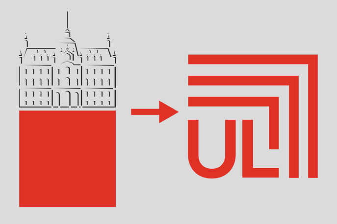 Univerza v Ljubljani, menjava logotipa | Na seji senata so se pri točki o novi podobi Univerze v Ljubljani pojavila vprašanja, ali ni osvežena podoba preveč moderna in ali bi bilo treba ohraniti podobo Deželnega dvorca. Novost so nato vseeno podprli. | Foto Iz gradiva za sejo Senata UL