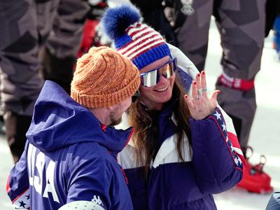 Najprej olimpijsko zlato v smuku, nato še zaročni prstan - nepozabne olimpijske igre za Breezy Johnson
