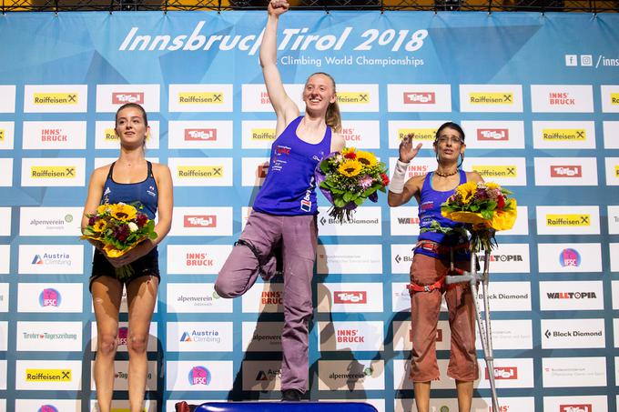 Najboljše v kategoriji RP2: Britanka Baldwin Hannah na najvišji stopnički, Francozinja Marlene Prat	 na mestu svetovne podprvakinje in še ena Britanka, Anita Aggarwal, na 3. mestu. | Foto: Urban Urbanc/Sportida