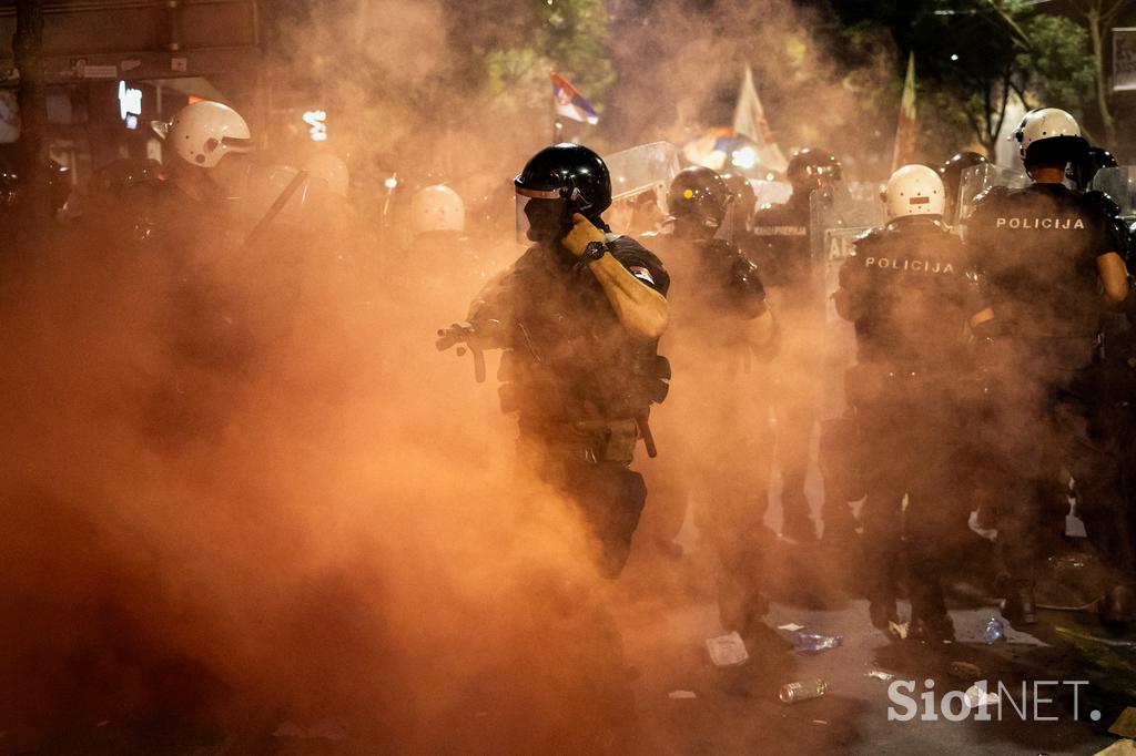 Protest v Beogradu
