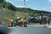 prometna nesreča primorska avtocesta
