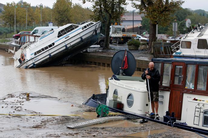 Poplave v Franciji | Obilno deževje je v ponedeljek poplave povzročilo v 70 občinah v departmaju Aude. | Foto Reuters