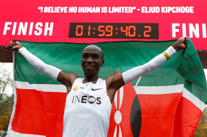 Eliud Kipchoge | Eliud Kipchoge je najboljši atlet leta. | Foto Reuters