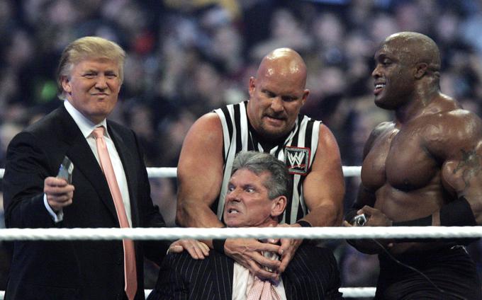 Trump na šovu rokoborbe WWE leta 2007 | Foto: Guliverimage