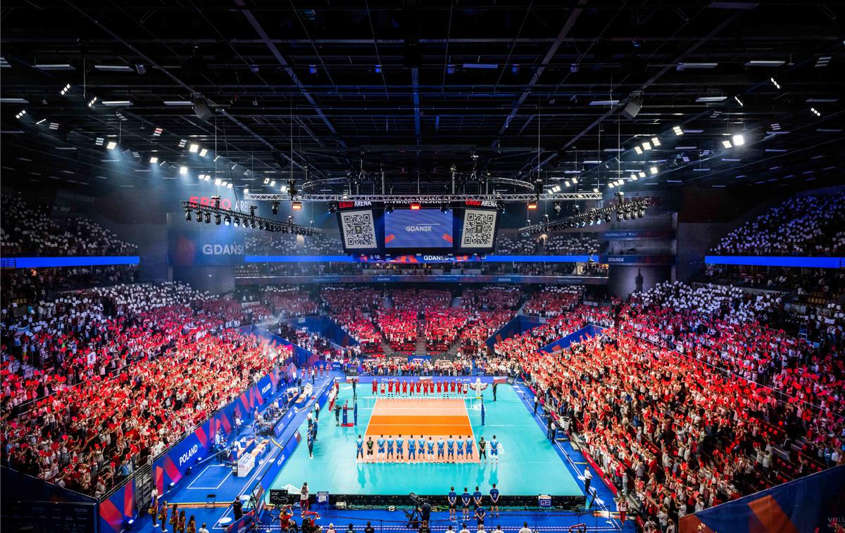 slovenska odbojkarska reprezentanca Poljska Liga narodov | Slovenci so nastope v letošnji ligi narodov končali prej, kot so si želeli, na desetem mestu brez zaključnega turnirja. | Foto Volleyballworld