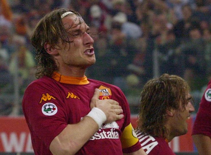 Pri zmagi Rome nad Gorico s 7:0 sta kot strelca sodelovala tudi Francesco Totti in Gabriel Batistuta. | Foto: Guliverimage