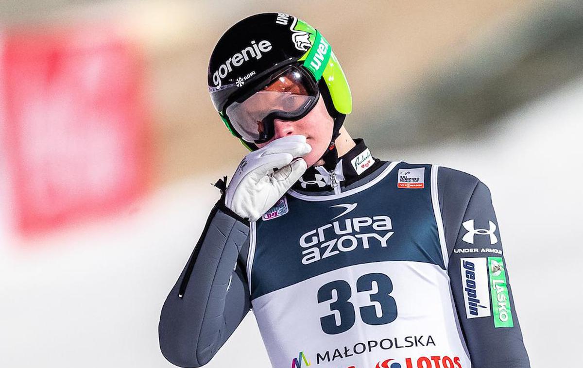 Domen Prevc | Domen Prevc je bil na tekmi v Lillehammerju najboljši Slovenec. Zasedel je sedmo mesto. | Foto Sportida