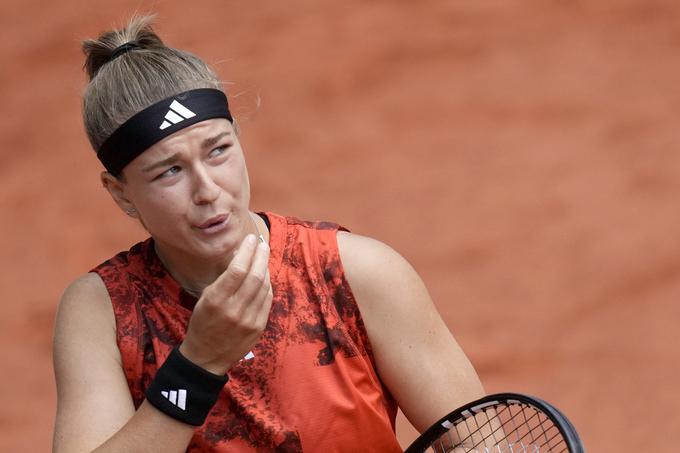 Karolina Muchova je v drugem nizu zaigrala veliko bolje. | Foto: AP / Guliverimage