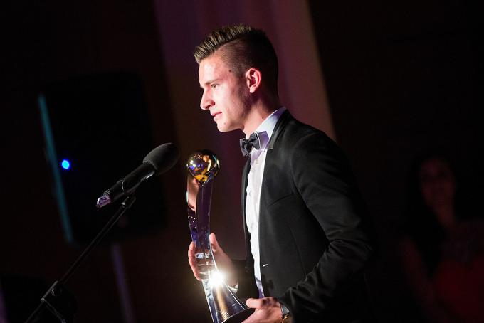 Leta 2015 so ga igralci iz Prve lige Telekom Slovenije izbrali za najboljšega posameznika tekmovanja. | Foto: Vid Ponikvar