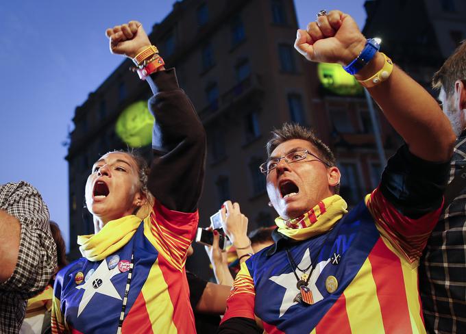 Španija je večnacionalna država. Zlasti v Kataloniji in Baskiji so močna politična gibanja, ki zahtevajo popolno osamosvojitev od Madrida. Osrednja oblast za zdaj še kroti želje po samostojni Kataloniji in Baskiji. | Foto: Reuters