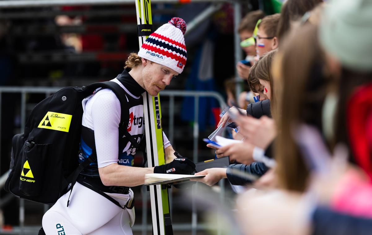 Robert Johansson Planica 2024, navijači 1. dan | Robert Johansson je končal bogato športno pot. | Foto www.alesfevzer.com