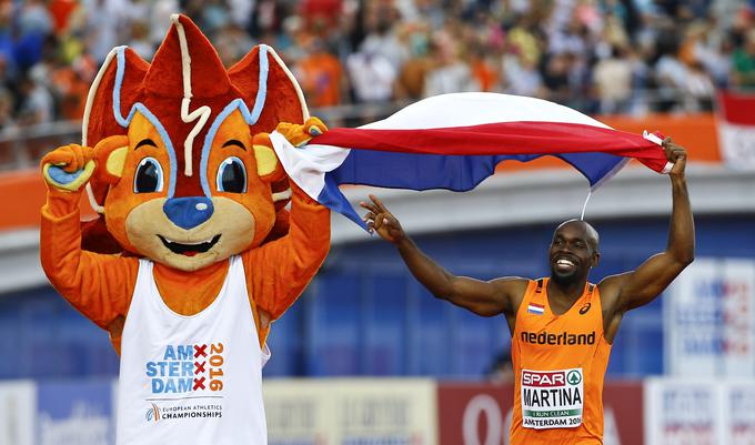 Evropski prvak v kraljevi disciplini je postal Nizozemec Churandy Martina. | Foto: Reuters