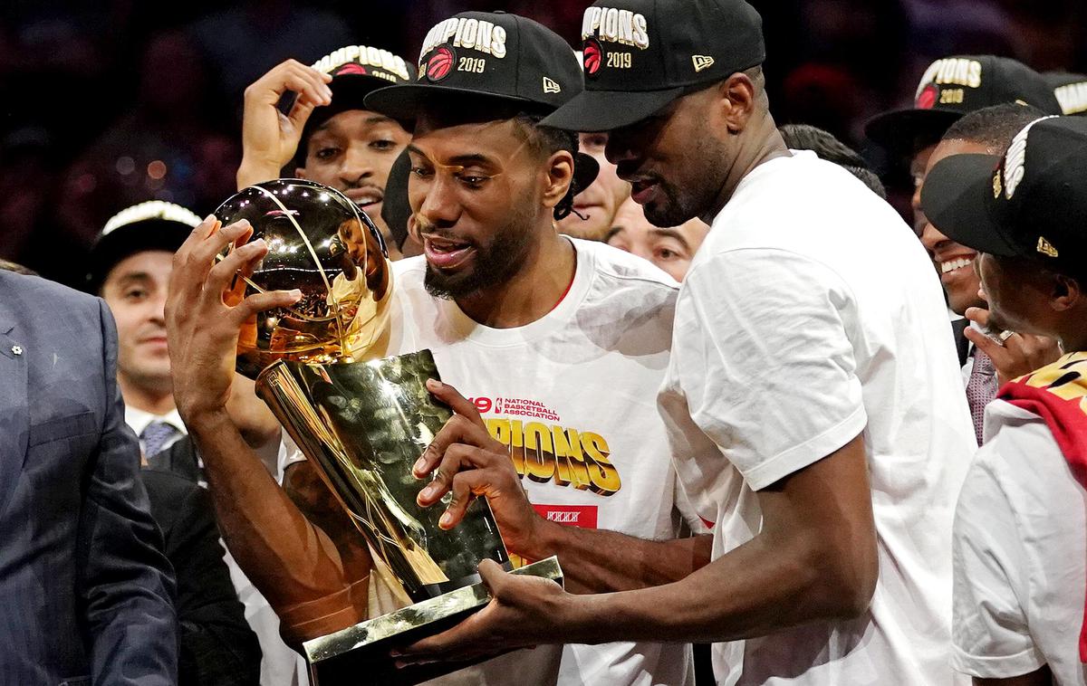 Kawhi Leonard | Kawhi Leonard je v minuli NBA sezoni Toronto popeljal do naslova prvakov. | Foto Reuters