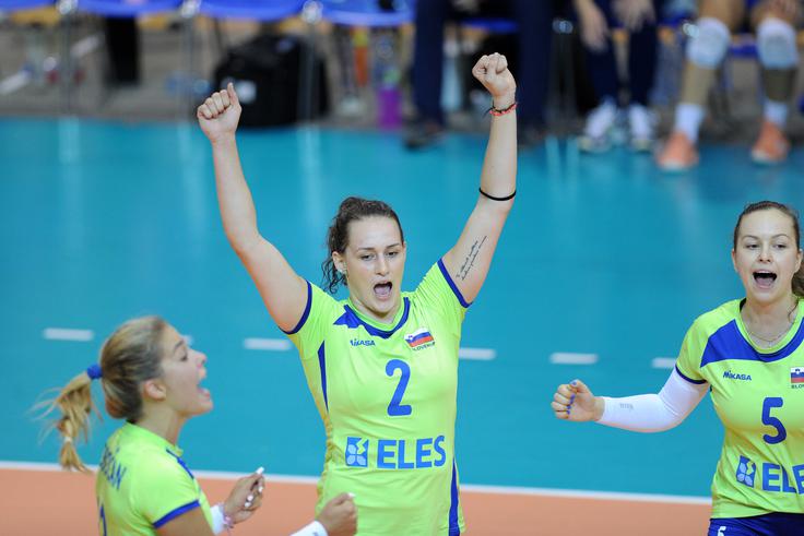 Slovenke naslednja tekma čaka v nedeljo na Islandiji. | Foto: CEV