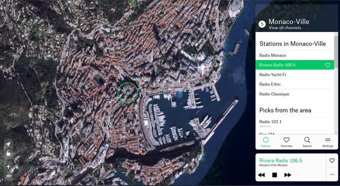 Ali je kdo za radijski izlet v kneževino Monako? | Foto: S. C. (zajem zaslona)