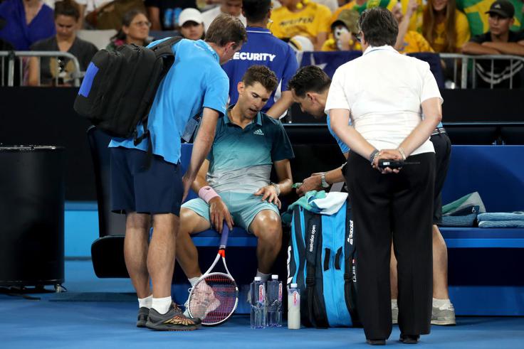 Dominic Thiem je trenutno uvrščen na 90. mesto in je daleč od želenih mest. | Foto: Gulliver/Getty Images