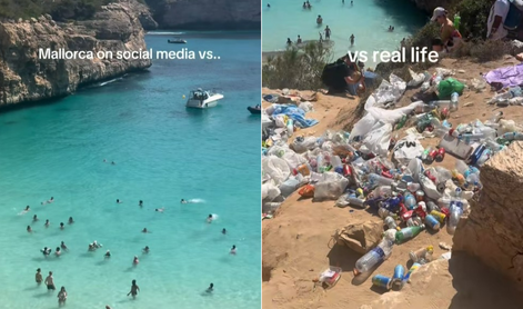 Turisti uničili eno najlepših plaž na svetu #video