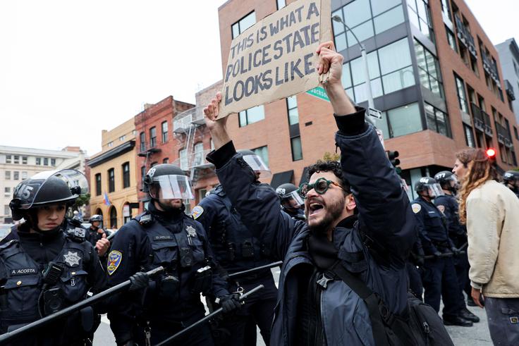 protest, ZDA, San Francisco | Foto: Reuters