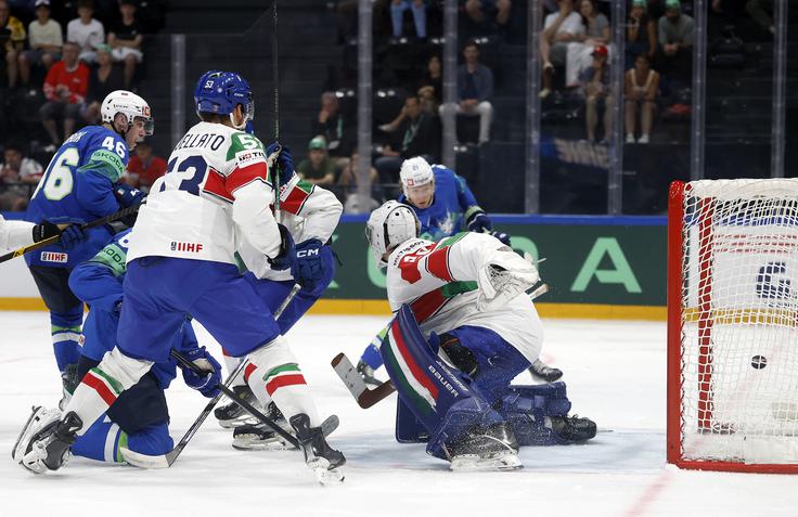 SP v hokeju: Slovenija - Italija | Foto: Reuters