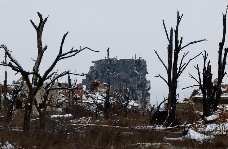 mesta Marinka, Ukrajina | Foto: Reuters