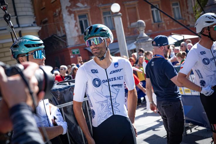 Luka Mezgec je v skupini ubežnikov. | Foto: Ana Kovač