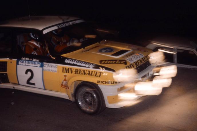 reli Saturnus 1985 | Brane Kuzmič in Rudi Šali sta bila pred 40 leti osrednja domača favorita z renault 5 turbo. | Foto Bogdan Kovačič