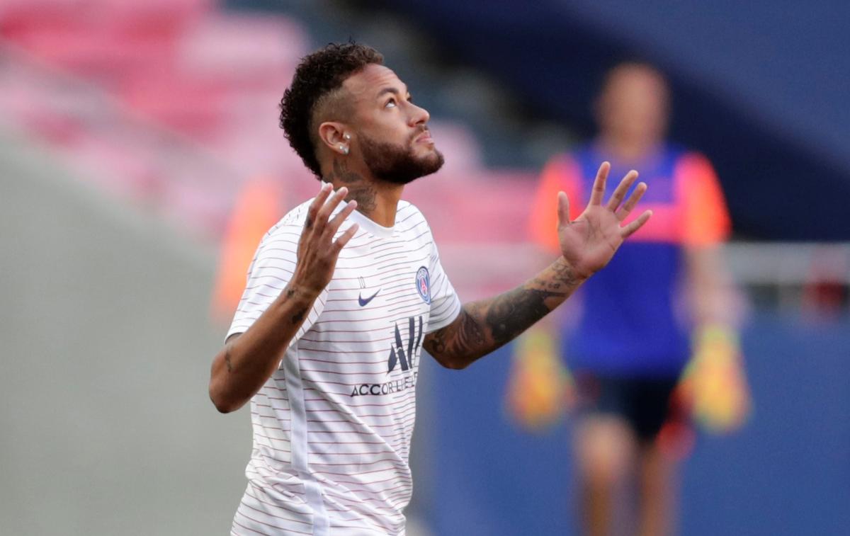Neymar | Neymar se je poškodoval na tekmi lige prvakov. | Foto Reuters