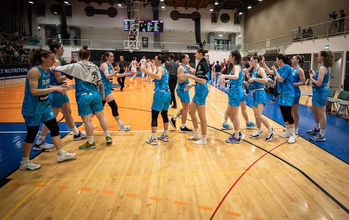 slovenska ženska košarkarska reprezentanca, Slovenija : Poljska | Slovenke so ugnale Poljakinje. | Foto Blaž Weindorfer/Sportida