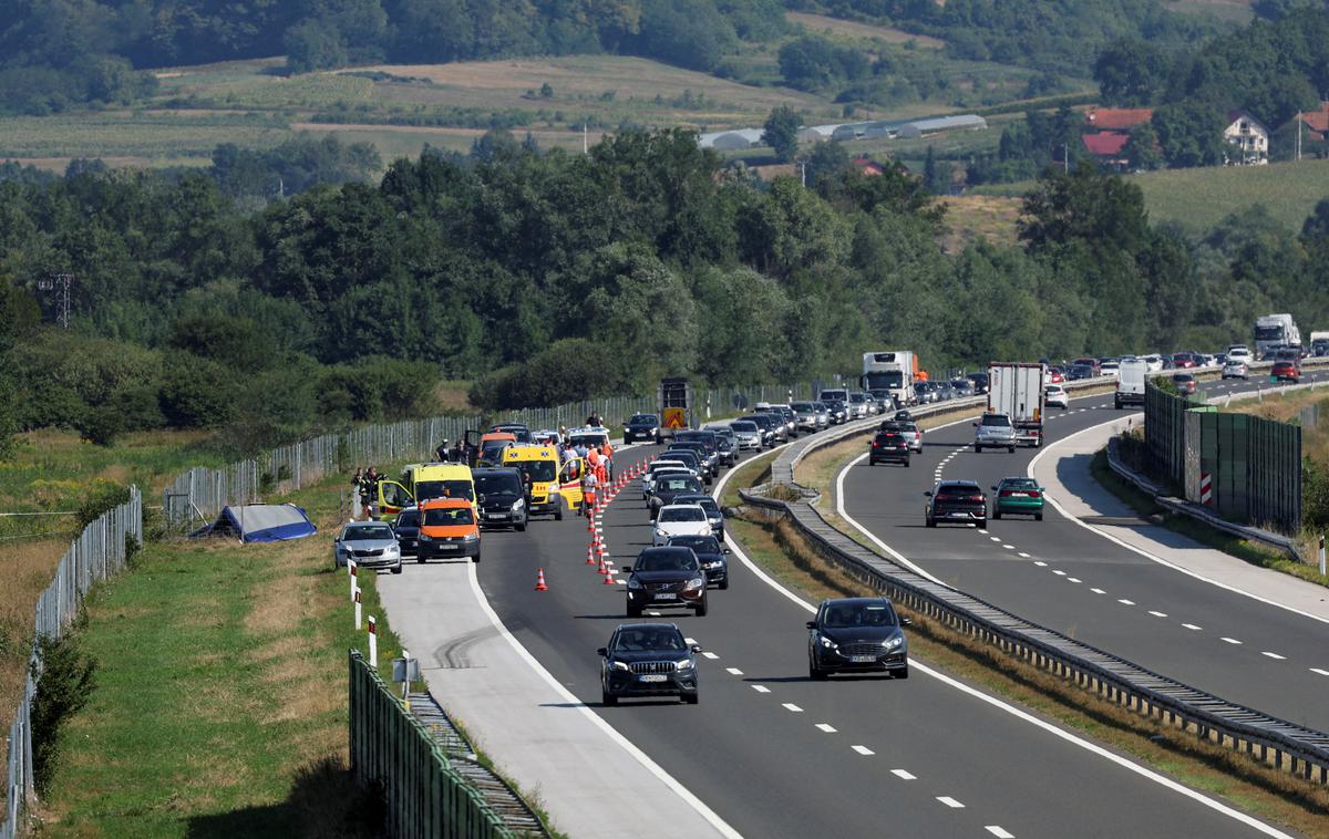 Hrvaška nesreča | Potniki na poljskem avtobusu so bili na poti v romarsko središče Međugorje. | Foto Reuters