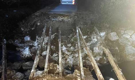 Takšno je stanje v Brdih po hudem neurju #foto