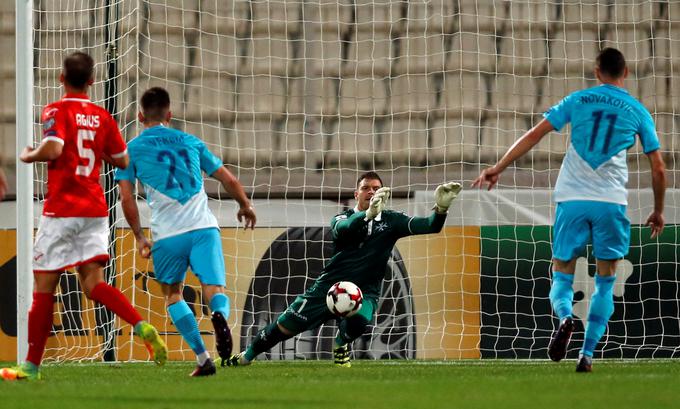Ko sta se Malta in Slovenija pomerili v jesenskem delu kvalifikacij za SP 2018, je zmago gostom priigral Benjamin Verbič. | Foto: Reuters