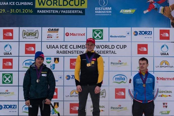 Imamo evropskega prvaka v lednem plezanju! Šampion je Janez Svoljšak.