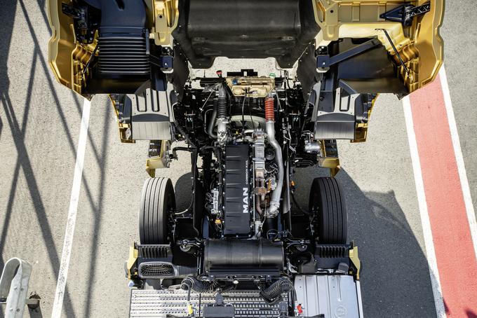 Vsi motorji imajo oznako Euro 6d, najbolje prodajani D26 pa v povprečju porabi osem odstotkov goriva manj. | Foto: MAN