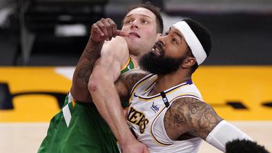 Lakers po podaljšku premagali Utah, trenutno najboljšo ekipo lige NBA