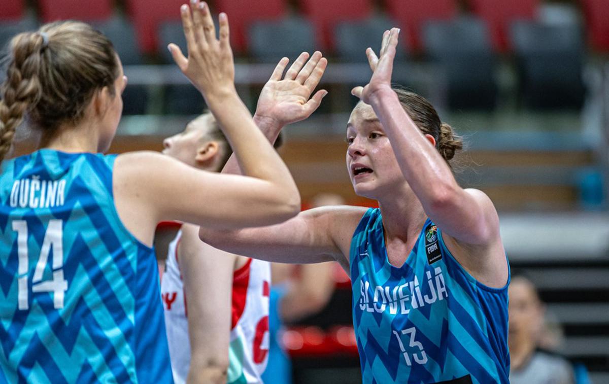 Slovenija u18 Lea Bartelme | Slovenke so se uvrstile v polfinale. | Foto FIBA