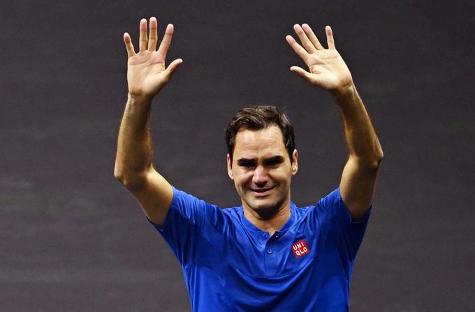 Najbolj je občudovala Rogerja Federerja, s katerim sta skupaj odraščala na mladinskih turnirjih. Tudi Švicar se je letos poslovil od profesionalnega tenisa. | Foto: Reuters