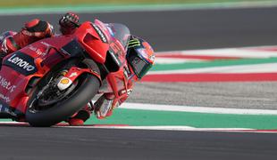 Bagnaia petič zapovrstjo do najboljšega startnega položaja