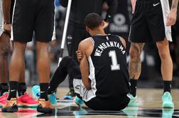 Denver po preobratu prehitel Dončićeve, zvezdnik Spursov poškodovan