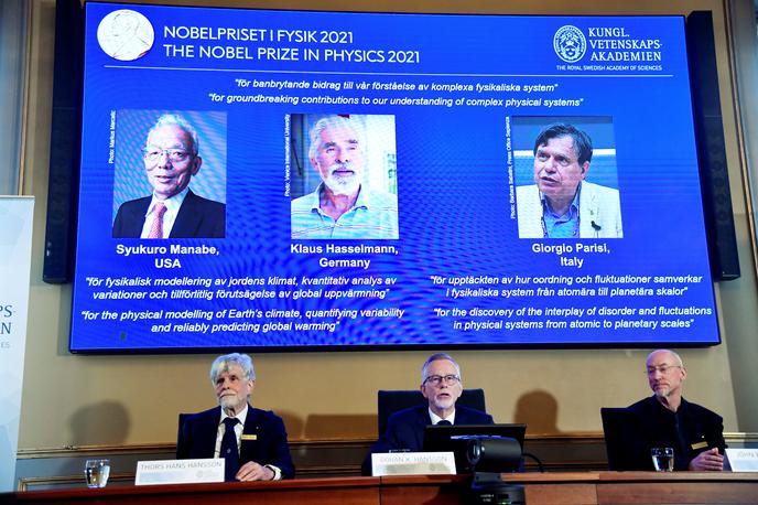 Nobelova fizika | Letošnji Nobelovi nagrajenci za fiziko. | Foto Reuters