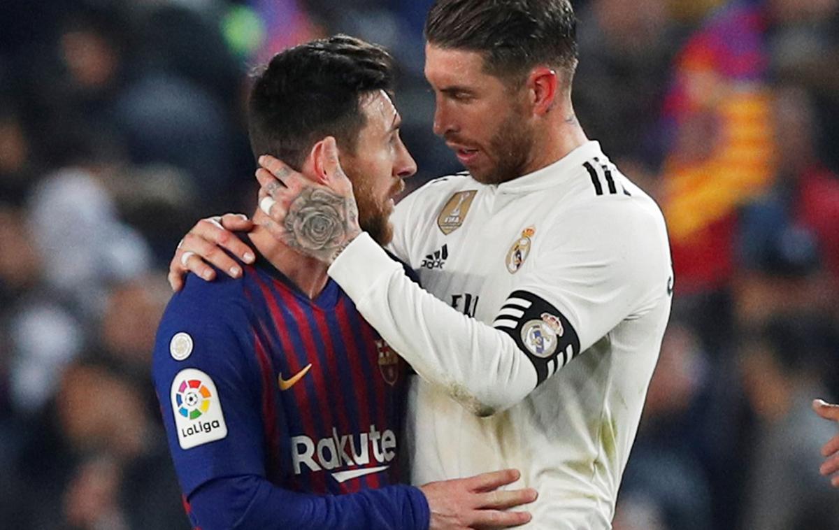 Lionel Messi, Sergio Ramos | Barcelona in Real sta se razšla z remijem, | Foto Reuters