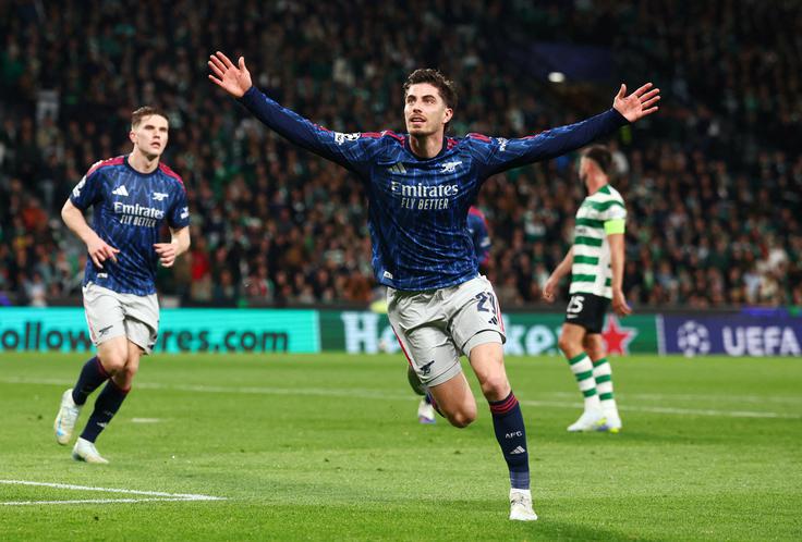 Kai Havertz je poskrbel, da je Sporting na domačem igrišču utrpel prvi poraz v letošnji sezoni. | Foto: Guliverimage