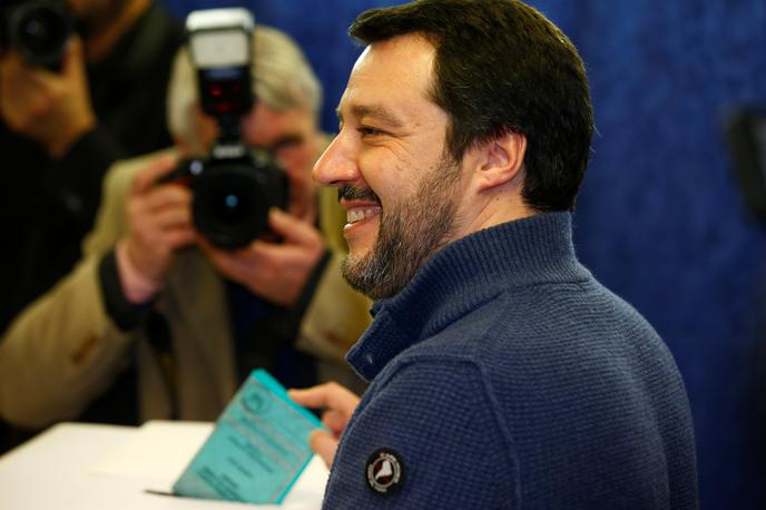 matteo salvini | Italijanski notranji minister Matteo Salvini pravi, da bo odločitev o obstanku italijanske vlade znana do konca junija. | Foto Reuters